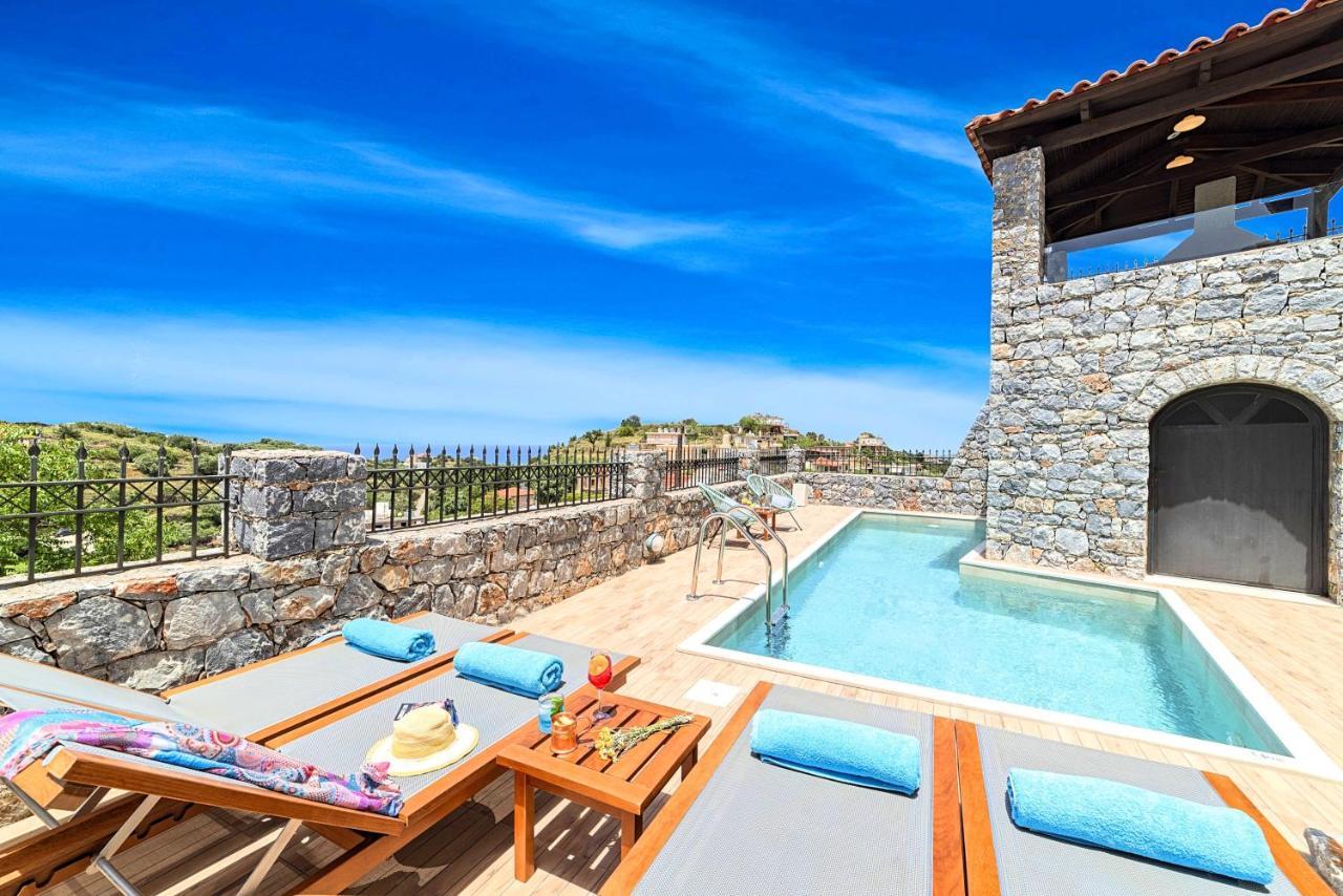 Acrothea Villa Heated Pool La Canea Exterior foto