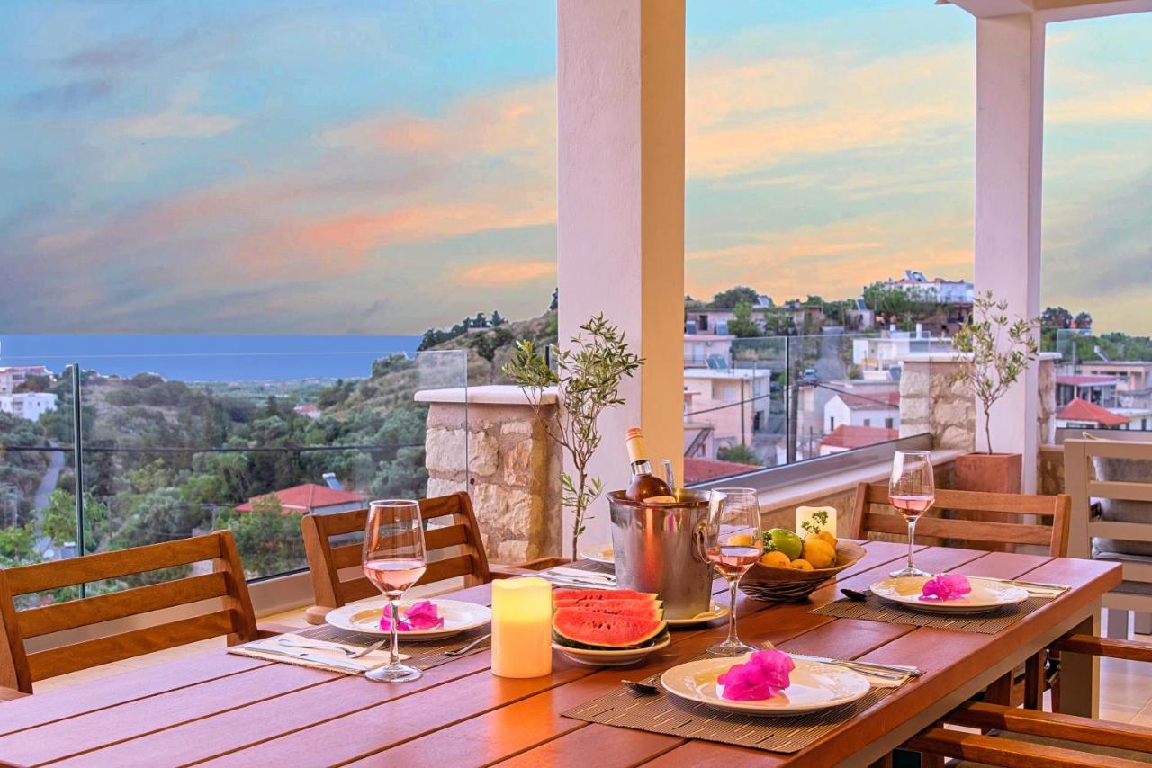 Acrothea Villa Heated Pool La Canea Exterior foto
