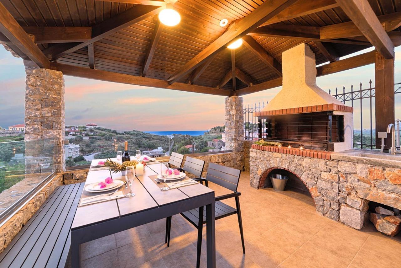 Acrothea Villa Heated Pool La Canea Exterior foto