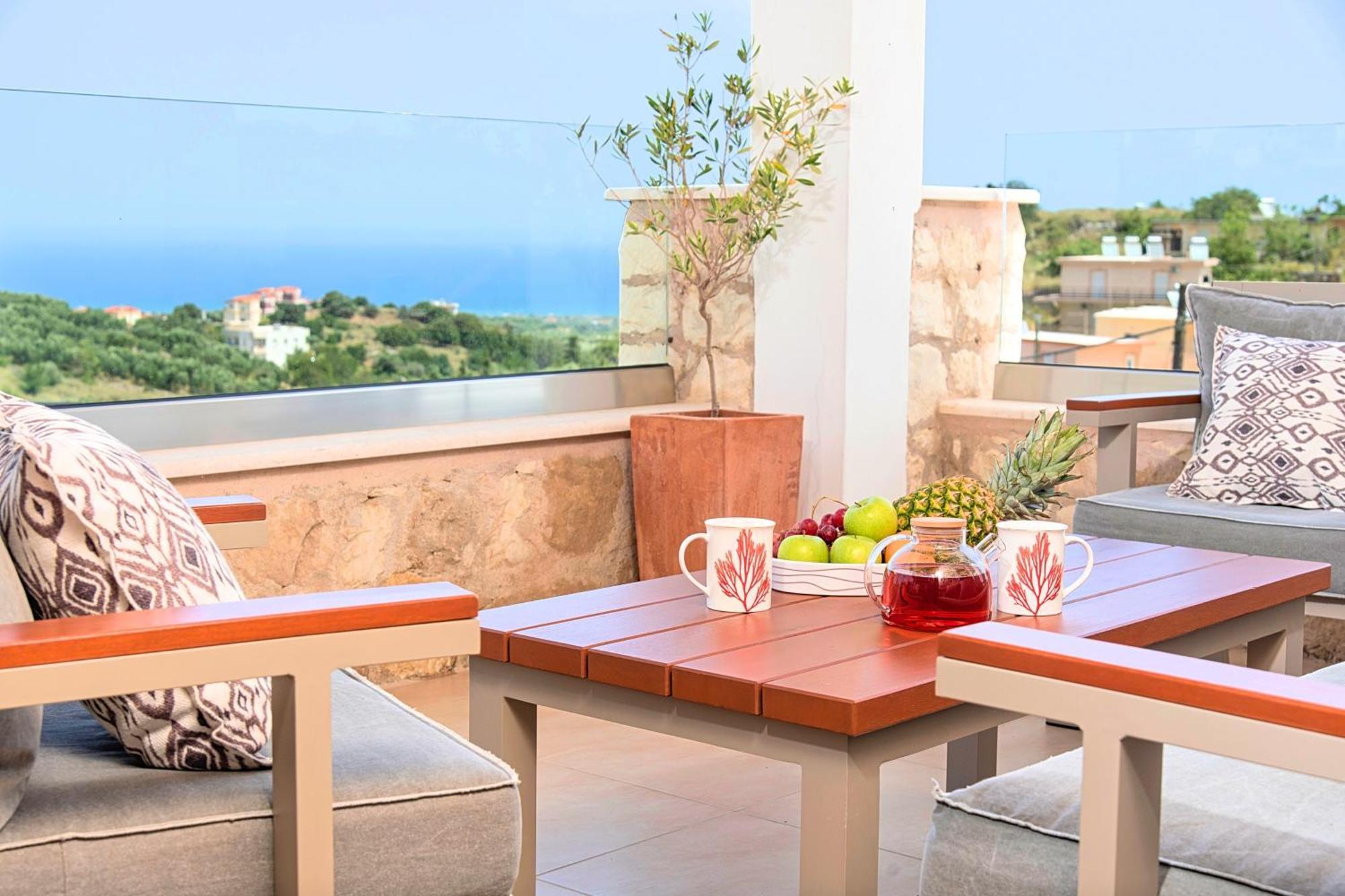 Acrothea Villa Heated Pool La Canea Exterior foto