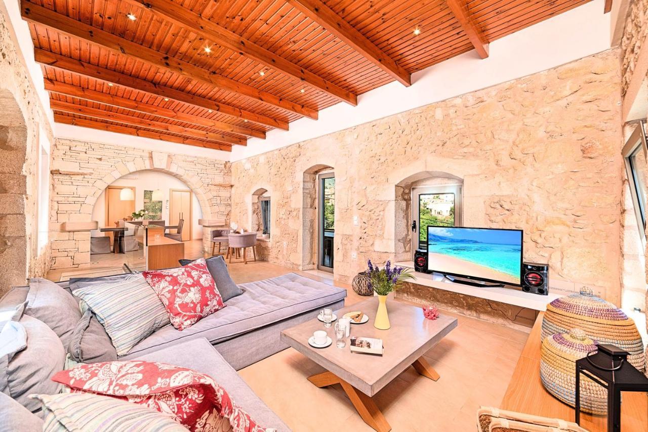 Acrothea Villa Heated Pool La Canea Exterior foto