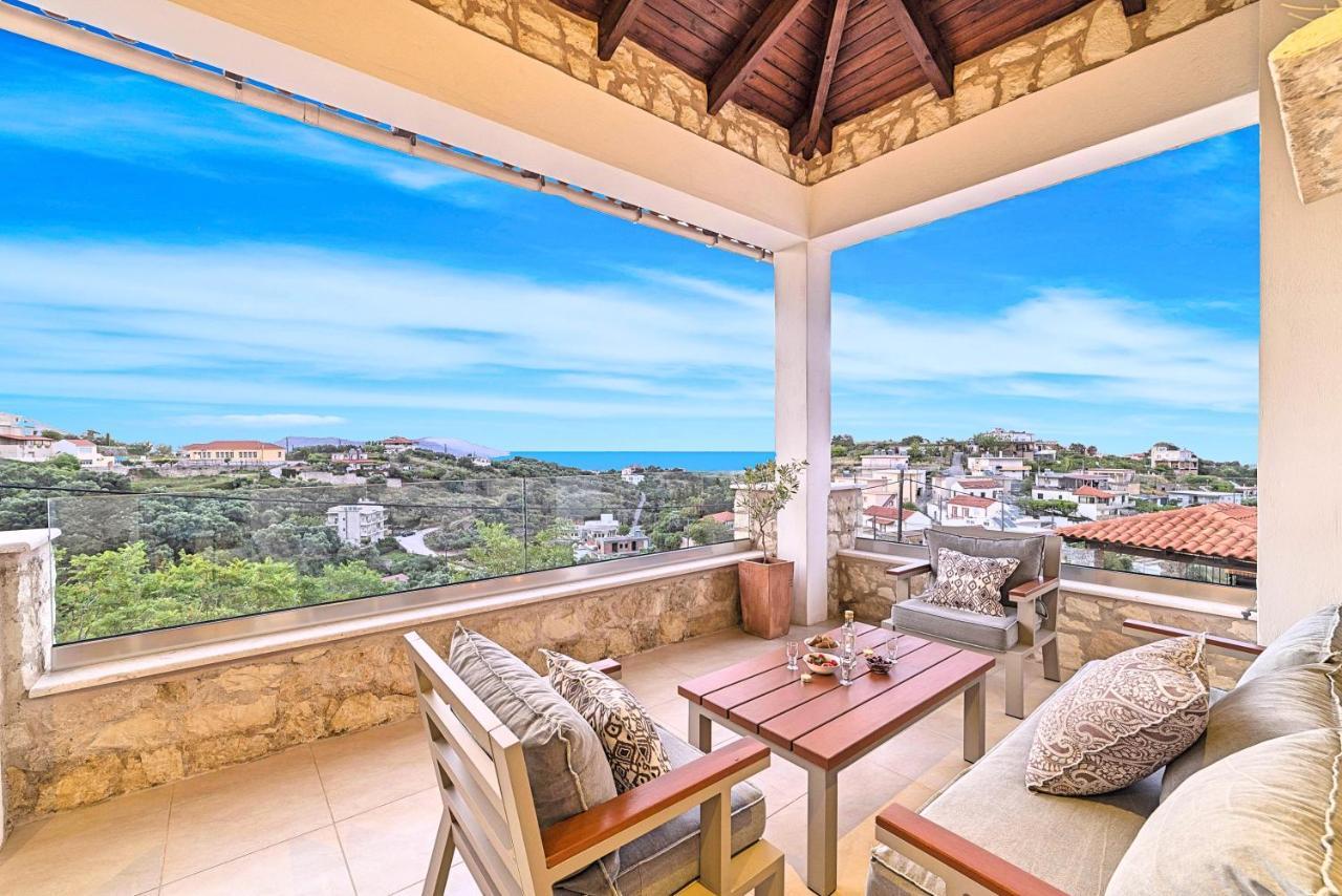 Acrothea Villa Heated Pool La Canea Exterior foto